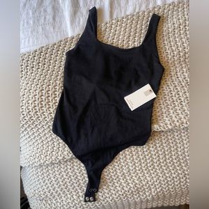 Good American Black Bodysuit Size 2